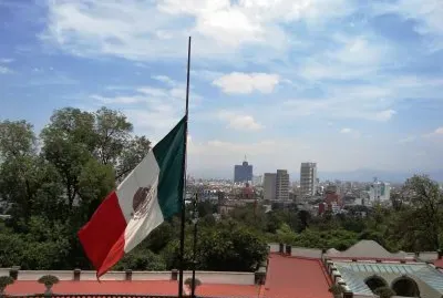 Bandera mexicana, Ciudad de MÃ©xico.