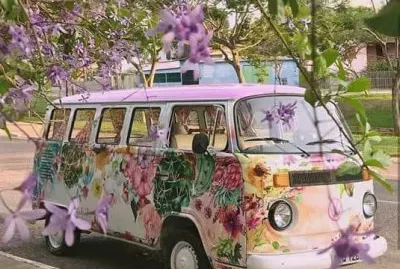 פאזל של VW flower power