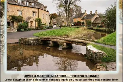LOWER SLAUGHTER (INGLATERRA) â€“ TÃPICO PUEBLO INGLES jigsaw puzzle