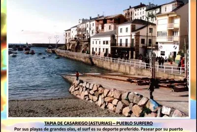 TAPIA DE CASARIEGO (ASTURIAS) â€“ PUEBLO SURFERO jigsaw puzzle