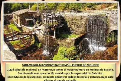 TARAMUNDI-MAZONOVO (ASTURIAS) â€“ PUEBLO DE MOLINOS jigsaw puzzle