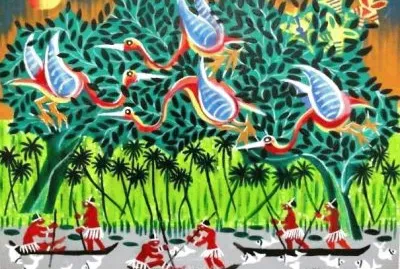 Sao Paolo Brazil - Naif Art jigsaw puzzle