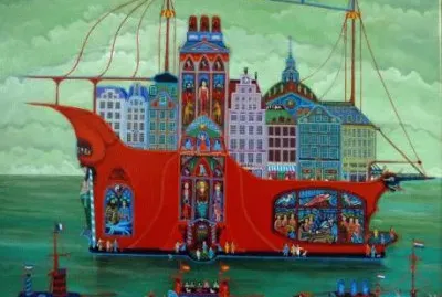 Still Waters - Naif Art jigsaw puzzle