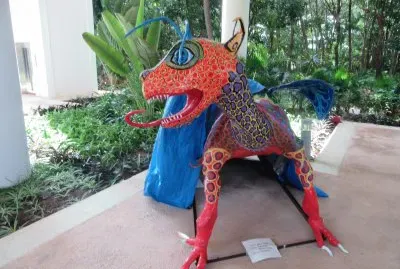 Alebrije en Museo Maya de CancÃºn.