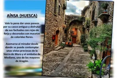 פאזל של AÃNSA (HUESCA)  VALE LA PENA DAR UNOS PASEOS...