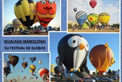 IGUALADA (BARCELONA)  SU FESTIVAL DE GLOBOS