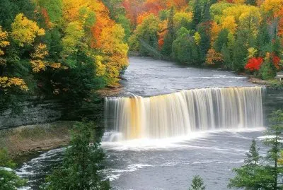 Water Fall in the Fall