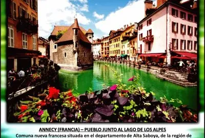 ANNECY (FRANCIA) â€“ PUEBLO JUNTO AL LAGO DE LOS ALPES