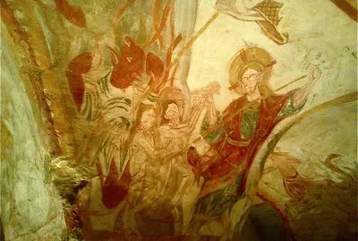 פאזל של fresque du XIIÃ¨me Christ aux Limbes