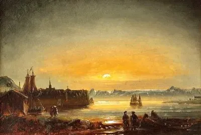 Balke Peder Coucher de soleil