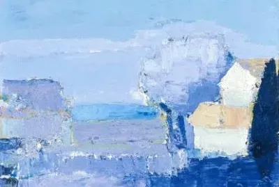 De StaÃ«l paysage bleu