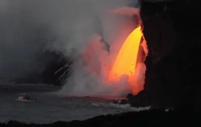 Hawaii Lavafall jigsaw puzzle