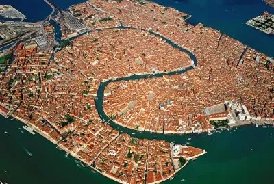 Venise vue d 'avion