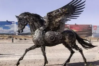Pegasus sculpture