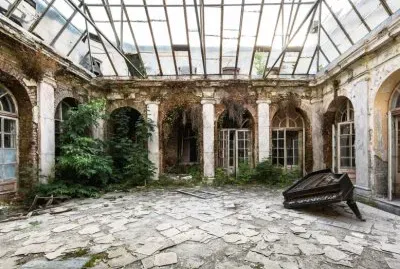 Poland Palace reclaimed by nature