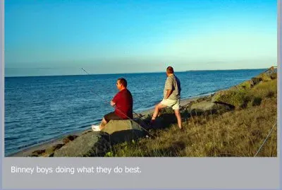 Havin ' a fish break