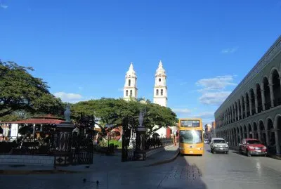Centro de Ciudad Campeche.