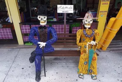 CatrÃ­n y catrina en CancÃºn.