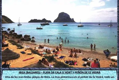 IBIZA (BALEARES) â€“ PLAYA DE CALA DÂ´HORT Y PEÃ‘Ã“N DE ES VEDRÃ