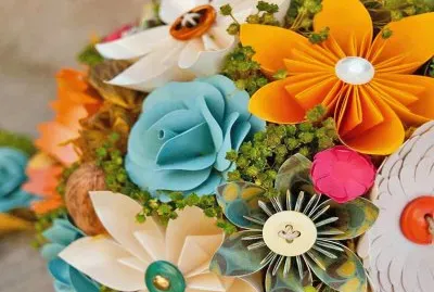 flores de papel