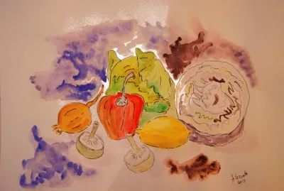 פאזל של natura morta in acquarello