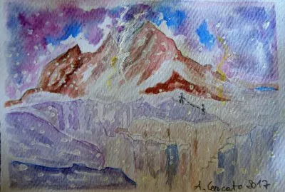 mountains in snow jigsaw puzzle