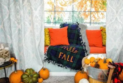 Festive Fall Window Seat
