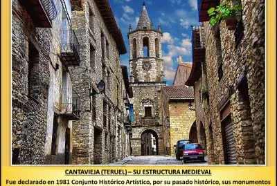 פאזל של CANTAVIEJA (TERUEL) â€“ SU ESTRUCTURA MEDIEVAL