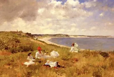 femmes au bord de la mer