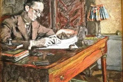 Vuillard portrait de Giraudoux