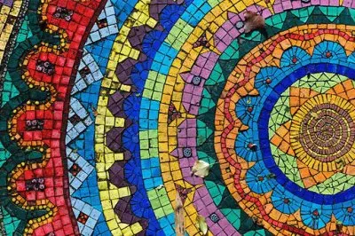 Mandala en mosaiquismo