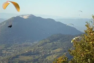 Vol au dessus du lac d 'Annecy