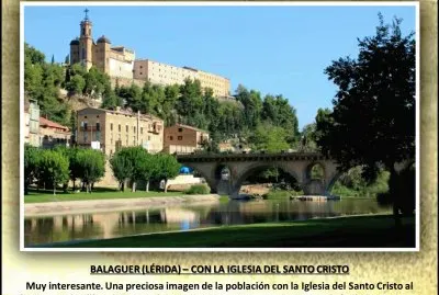 BALAGUER (LÃ‰RIDA) â€“ CON LA IGLESIA DEL SANTO CRISTO