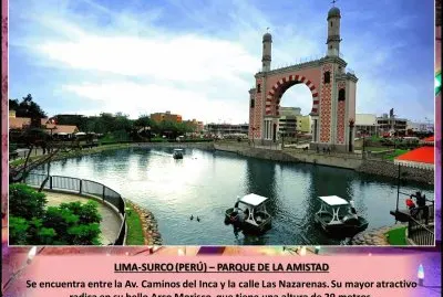 LIMA-SURCO (PERÃš) â€“ PARQUE DE LA AMISTAD jigsaw puzzle
