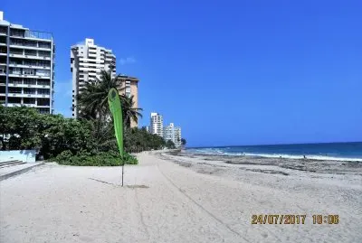 Playa en San Juan, Puerto Rico.