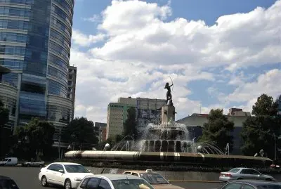 Fuente de la Diana Cazadora, Ciudad de MÃ©xico. jigsaw puzzle