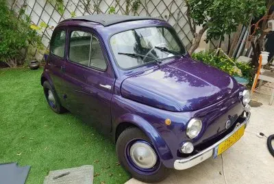 FIAT 500 melanzana