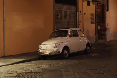 FIAT 500 di notte