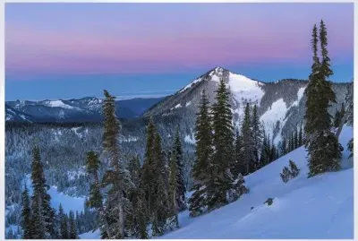 Paisaje en la nieve