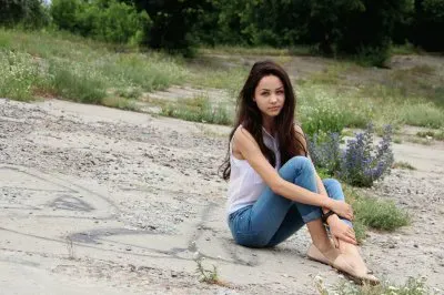 sitting on jigsaw puzzle