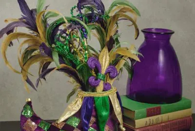 Mardi Gras Jester Shoe Decoration