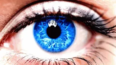 ojo azul