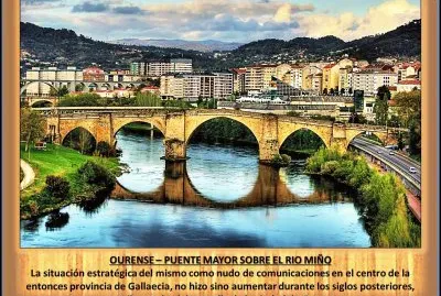OURENSE â€“ PUENTE MAYOR SOBRE EL RIO MIÃ‘O