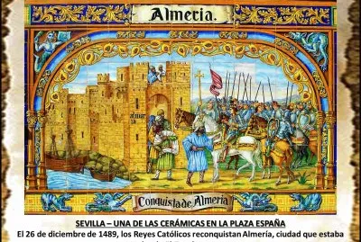 SEVILLA â€“ UNA DE LAS CERÃMICAS EN LA PLAZA ESPAÃ‘A
