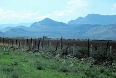 Paisaje rural en Chihuahua.