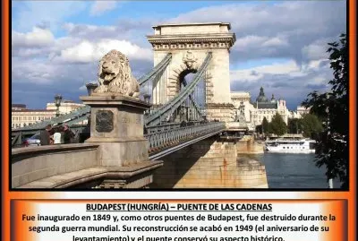 BUDAPEST (HUNGRÃA) â€“ PUENTE DE LAS CADENAS jigsaw puzzle