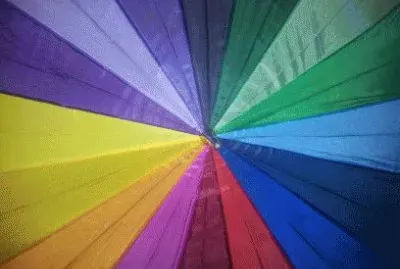 Colorful umbrella jigsaw puzzle