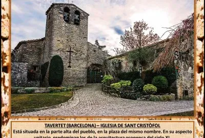 TAVERTET (BARCELONA) â€“ IGLESIA DE SANT CRISTÃ’FOL