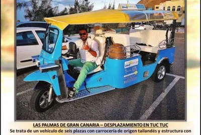 LAS PALMAS DE GRAN CANARIA â€“ DESPLAZAMIENTO EN TUC TUC