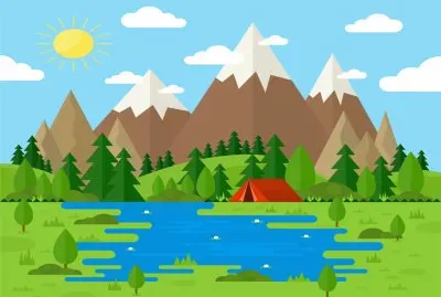 ç¾Žæ™¯çŸ¢é‡åœ–